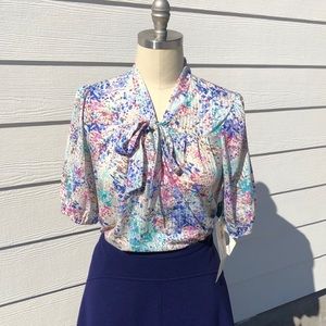 1980s fire islander dead stock blouse